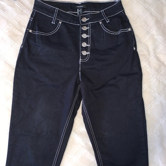 Old Skool High Waisted Jeans - Picture 2 of 3